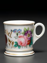 A Cigar Maker's Porcelain Occupational Shaving Mug
