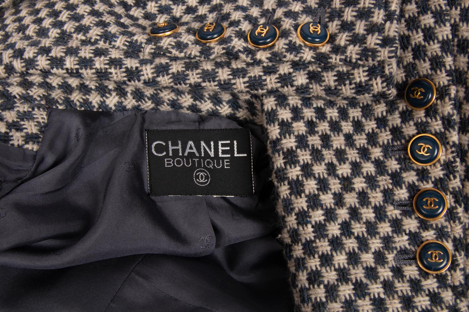 Chanel Tweed Checked Jacket, 1990's