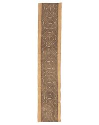 A Raffia and Cowrie Shell-Applied Kuba Cloth