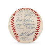 A 1969-70 Chicago Cubs Team Signed Autograph Baseball