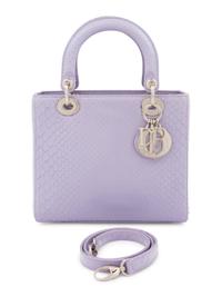 Christian Dior Purple Python Small Lady Dior Bag, 2012