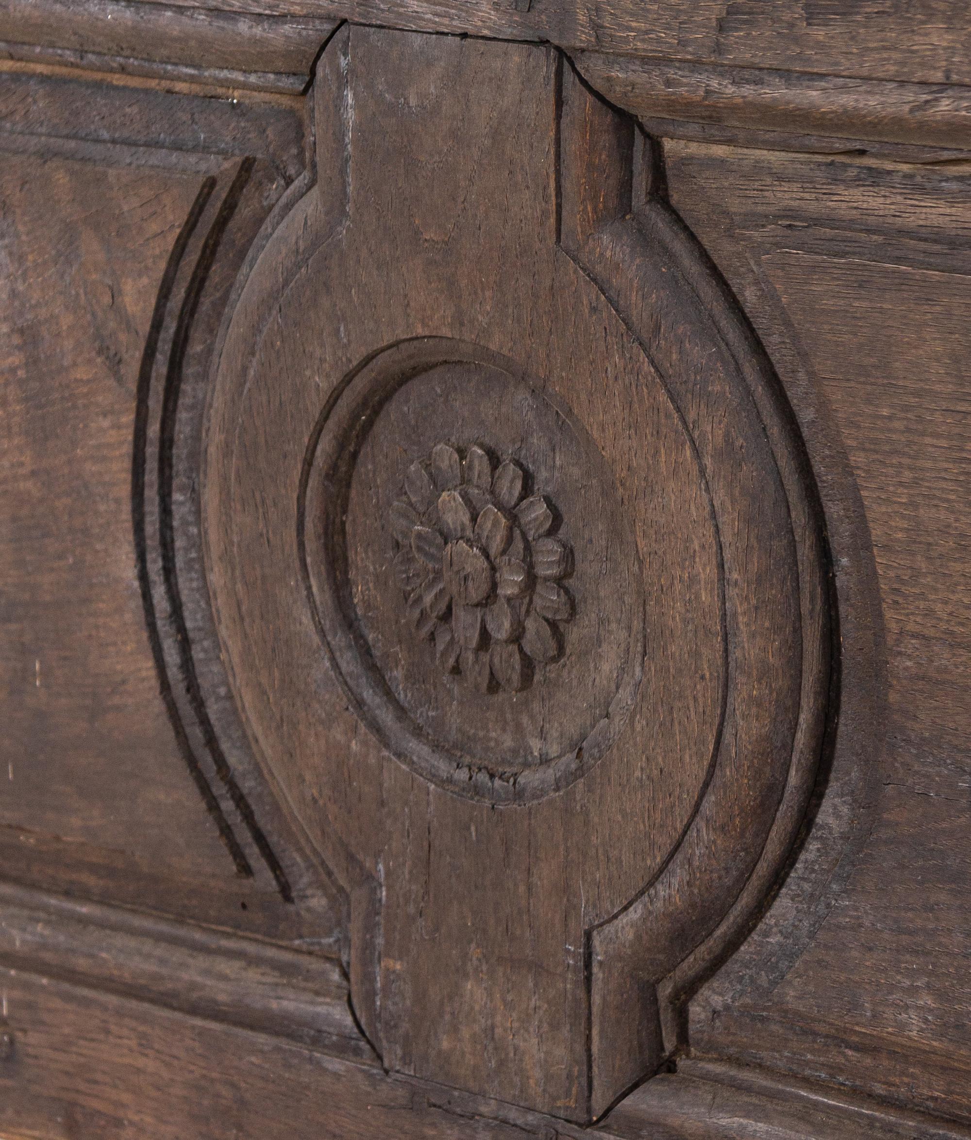 A Continental Oak Boiserie Panel