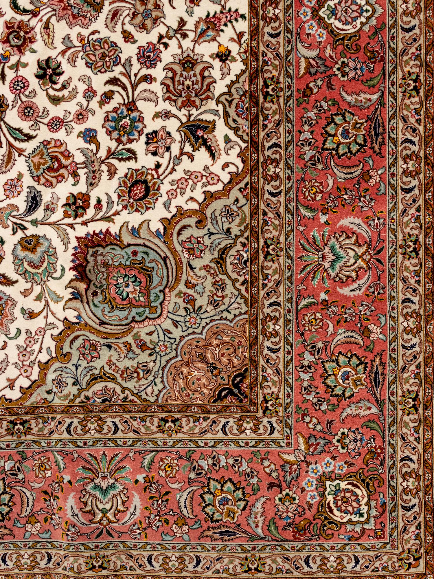 A Tabriz Wool Rug