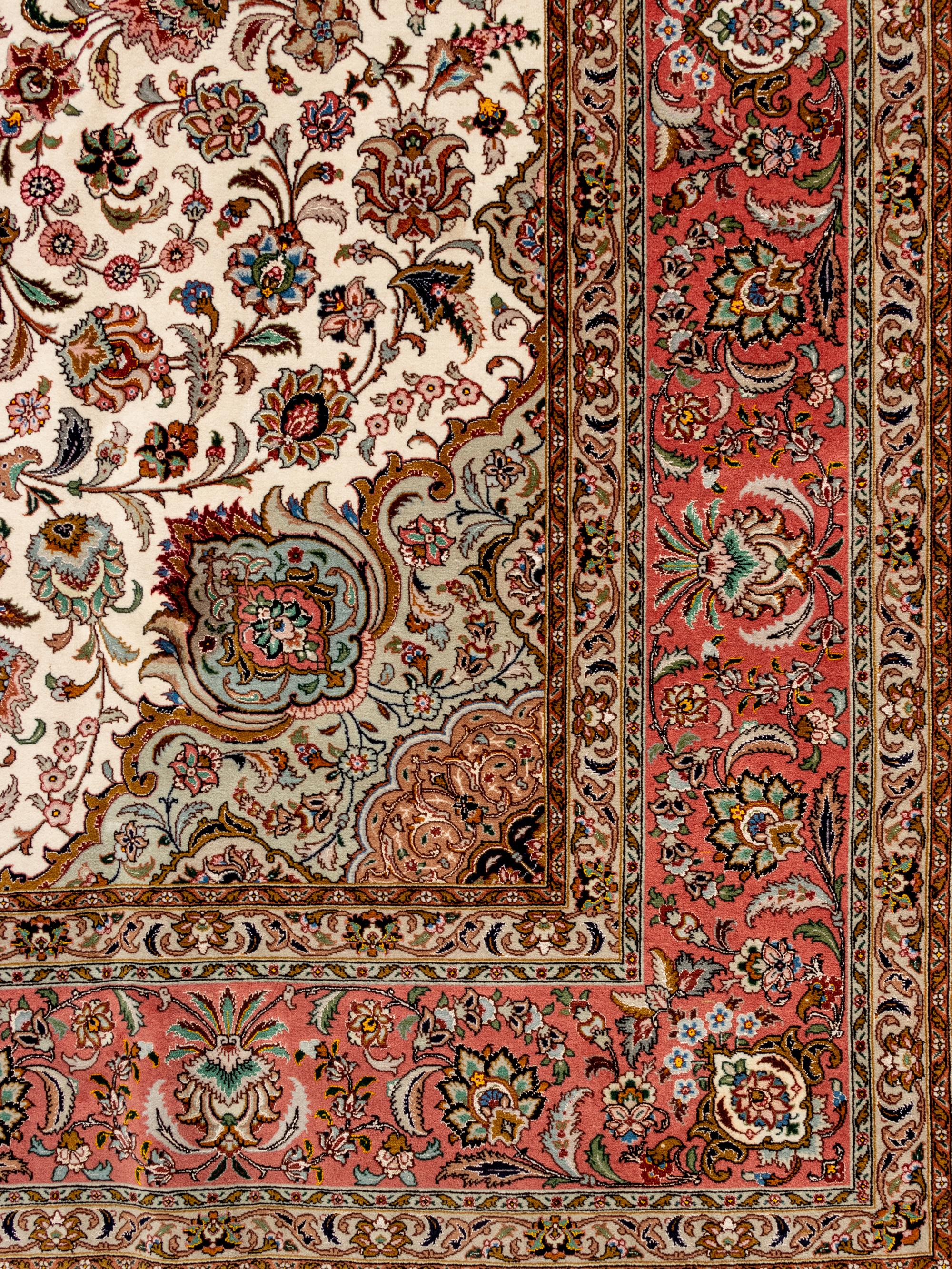 A Tabriz Wool Rug