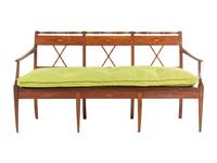 A French or Italian Provincial Fruitwood Bench