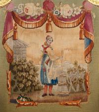 A Set of Four Louis XVI Style Giltwood Fauteuils with Tapestry Upholstery — 19TH CENTURY