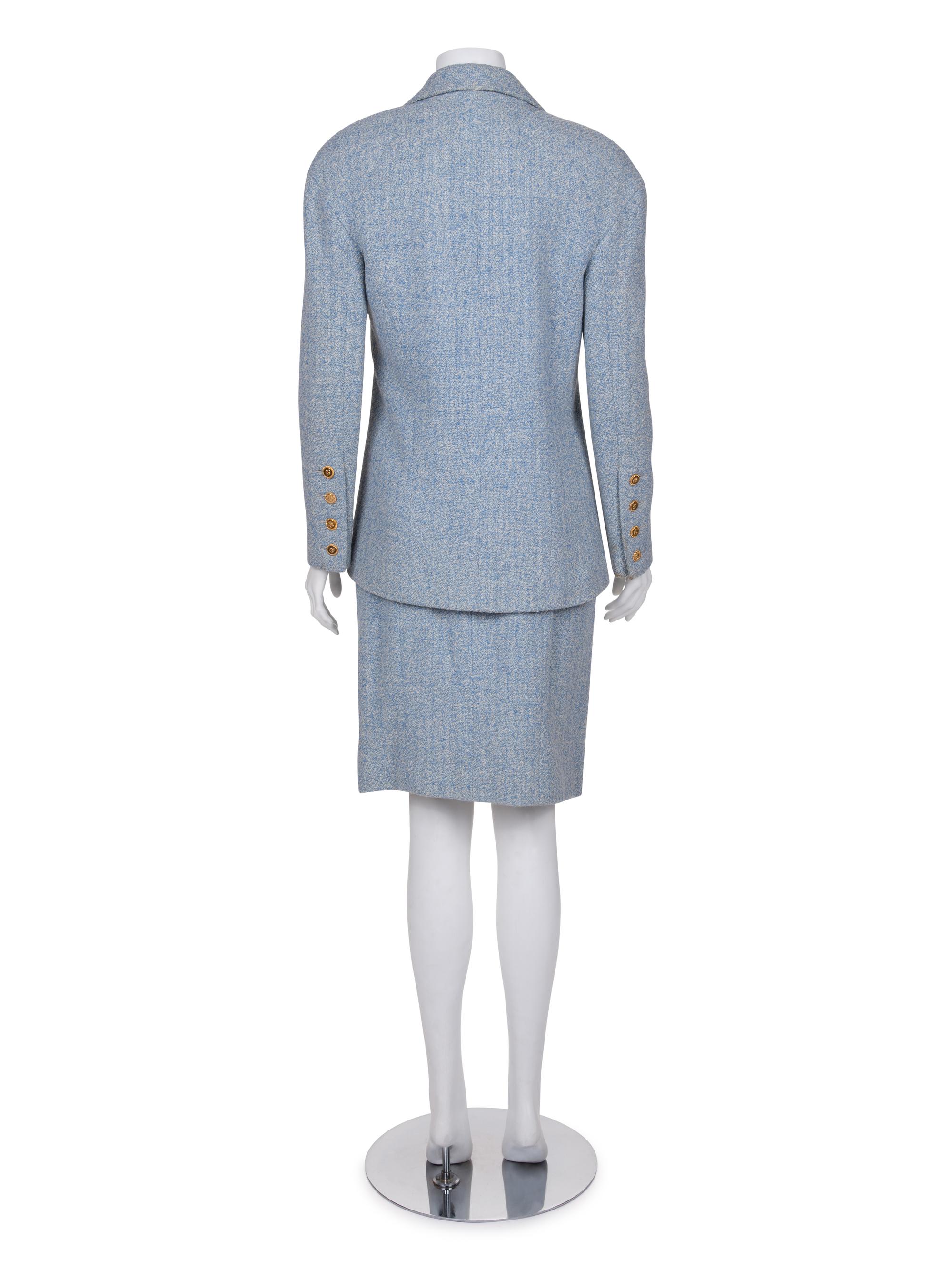 Chanel Tweed Skirt Suit, Cruise 1990
