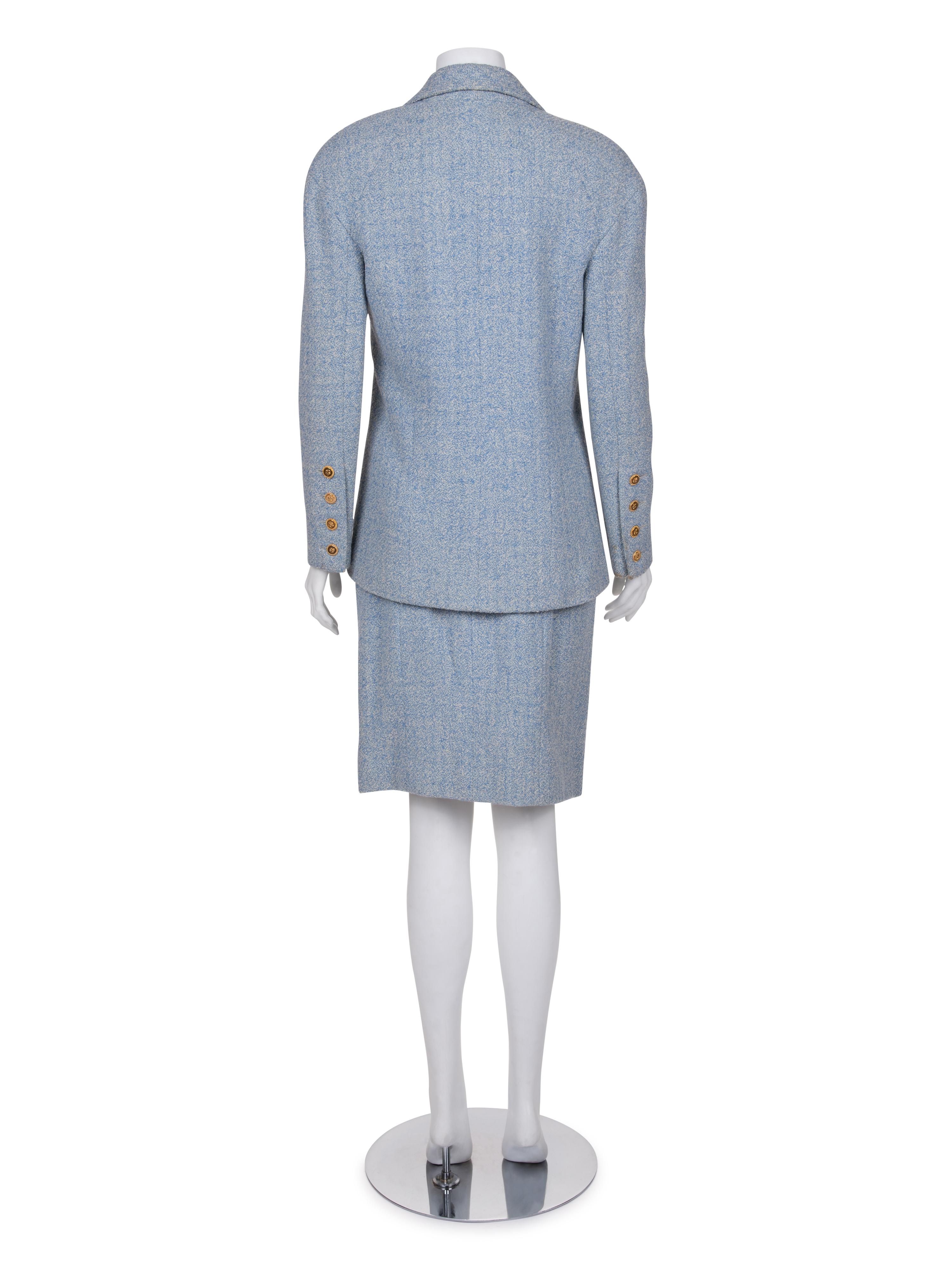 Chanel Tweed Skirt Suit, Cruise 1990