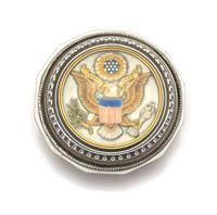 A Meadow Mountain Great Seal Paperweight, Charles Hill Diameter 3 inches