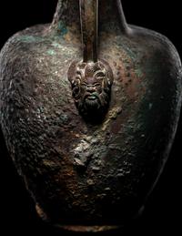 A Greek Bronze Trefoil Oinochoe