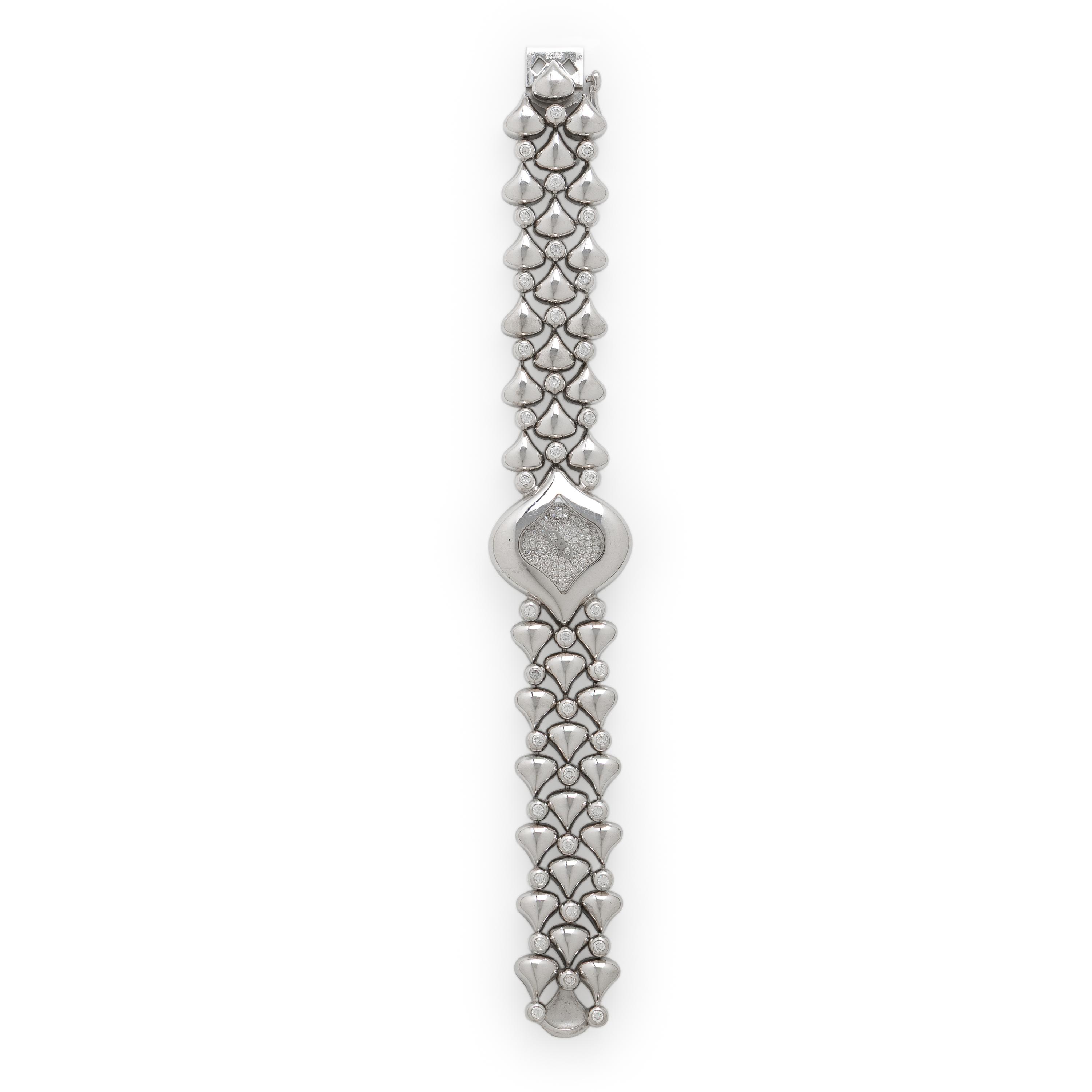 Chopard, Ref. 10/6811, 18K White Gold and Diamond 'Pushkin' Watch