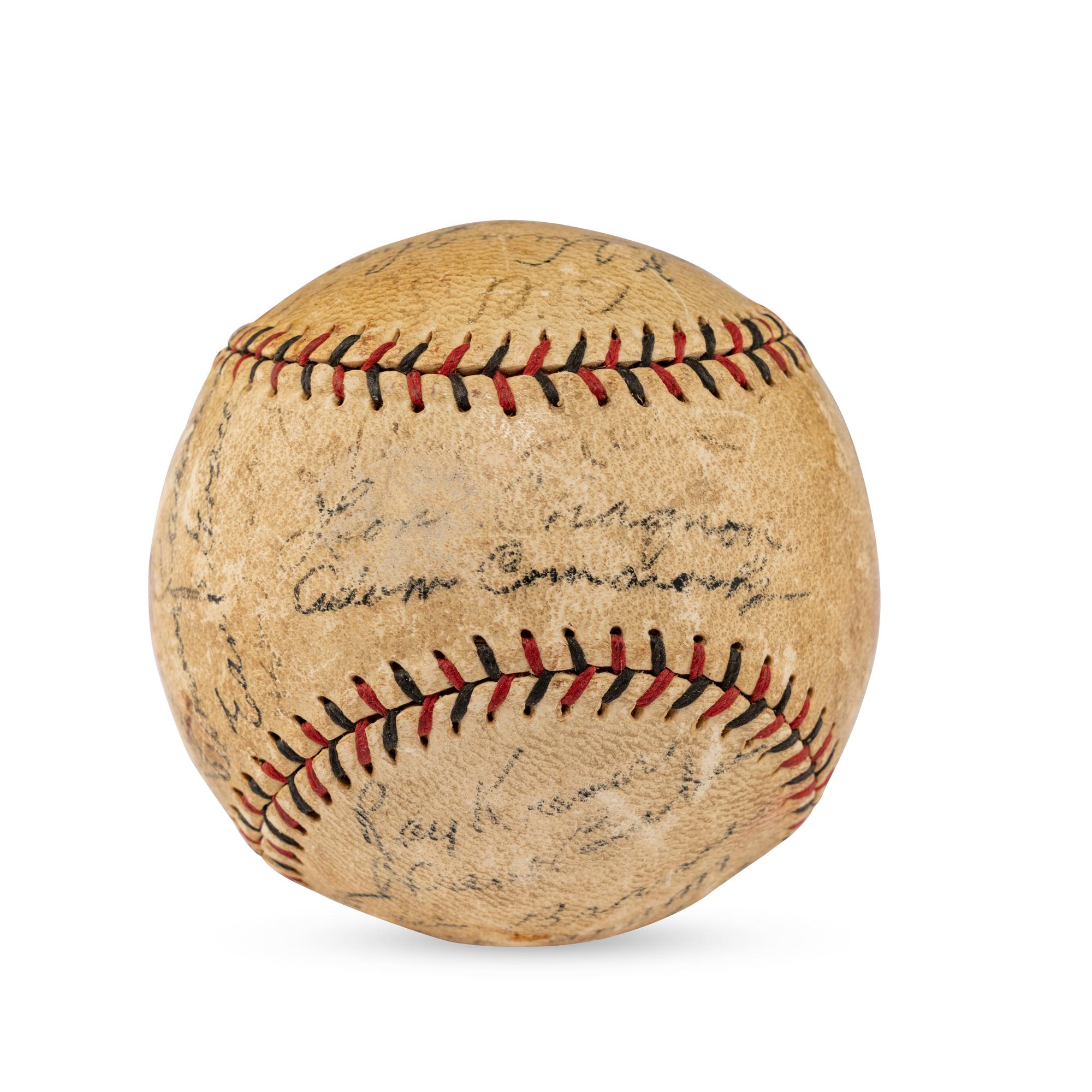 A 1932 Pittsburgh Pirates Team Signed Autograph Baseball
