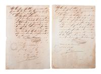 [SLAVERY & ABOLITION]. A group of 12 manumission documents for enslaved persons in Cuba. 1871-1879.