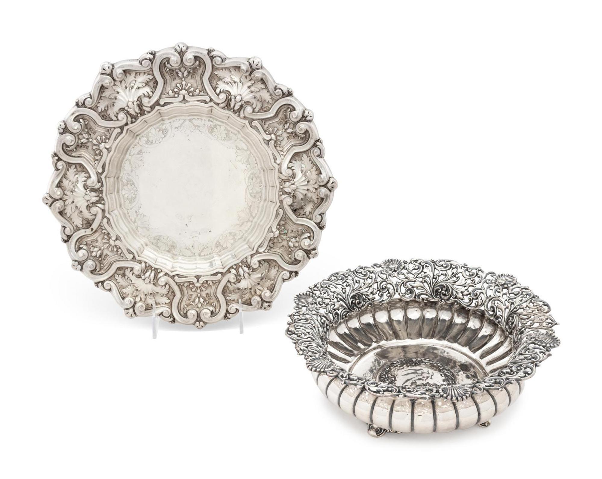 A Collection of English and American Silver-Plate Serving Articles