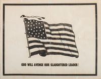 [LINCOLN, Abraham (1809-1865)]. God Will Avenge our Slaughtered Leader! N.p.: N.p., [1865].
