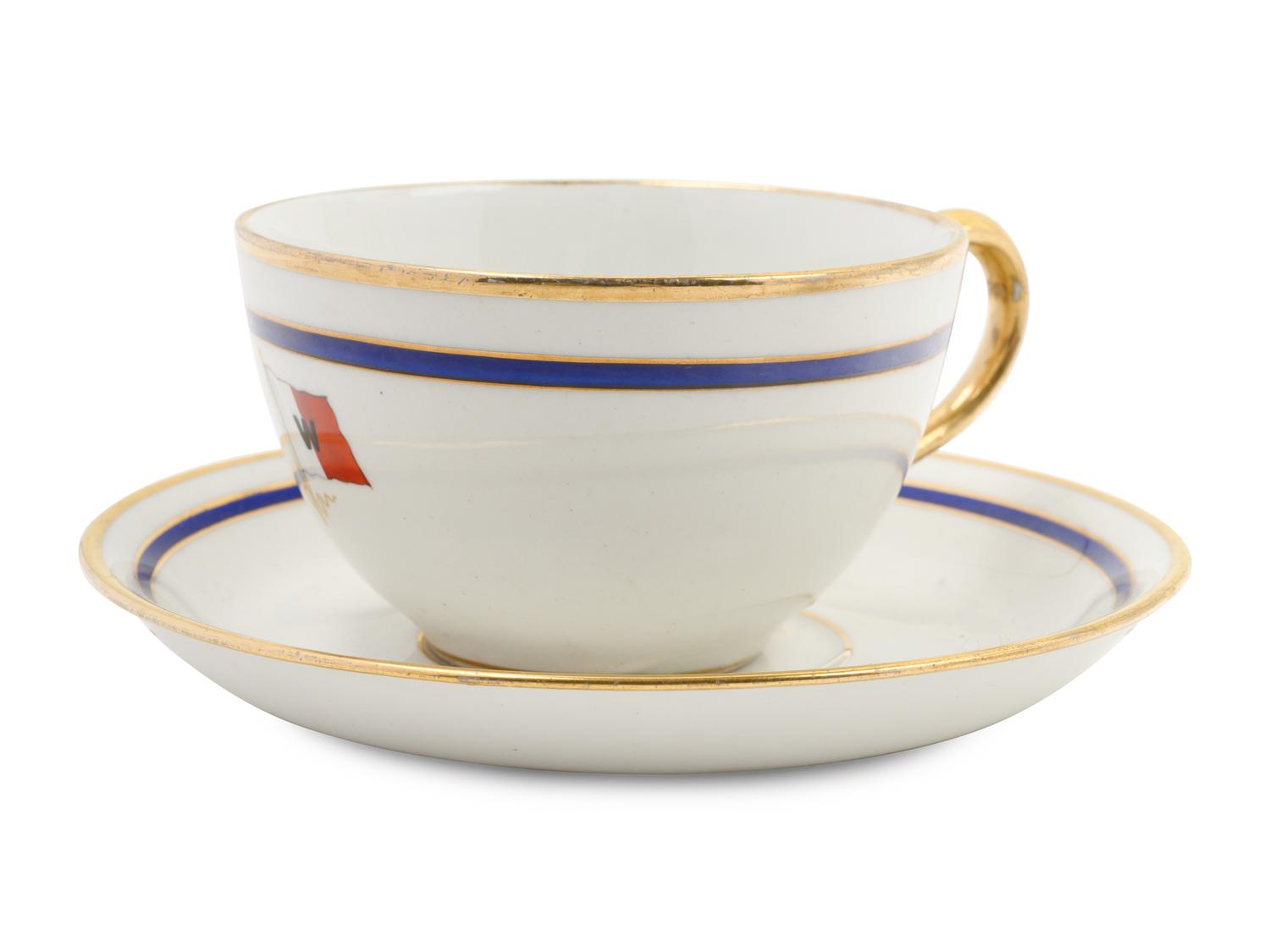 An English Porcelain Dinner Service