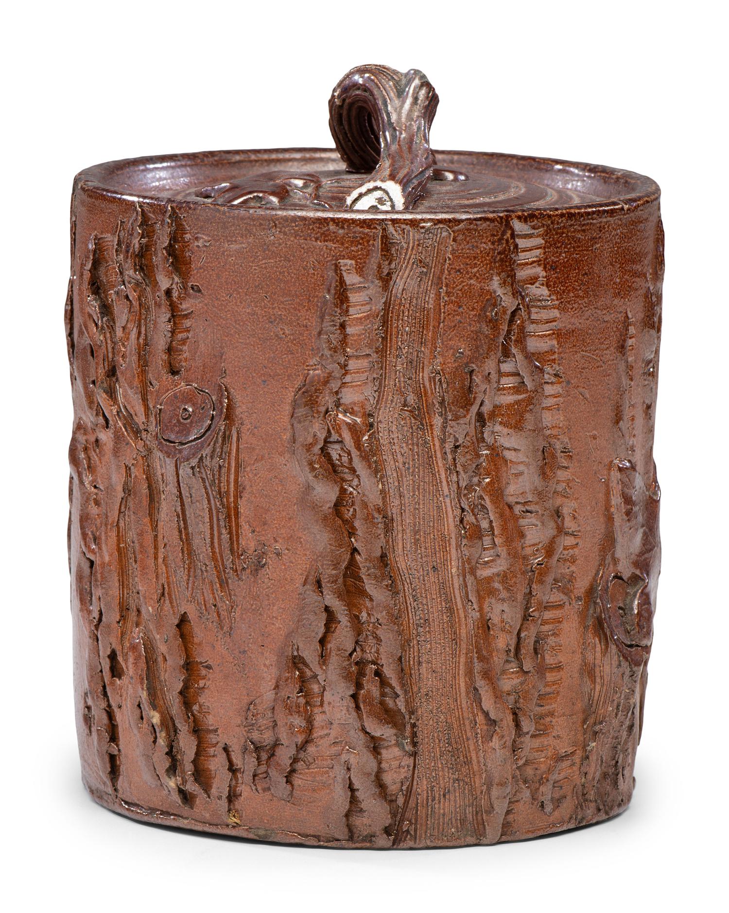 A Rare Stoneware Sugar Canister