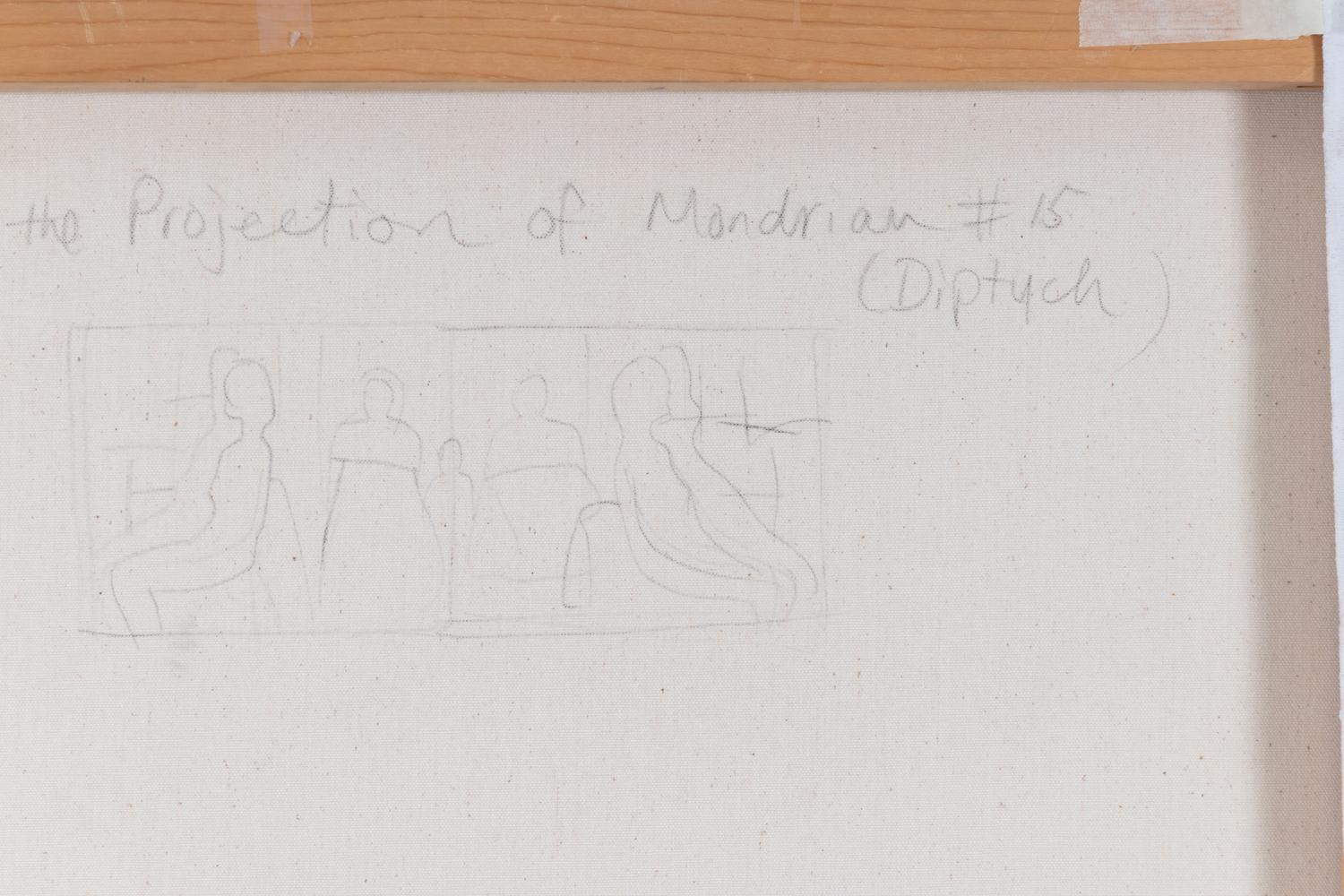 Figure with Projection of Mondrian