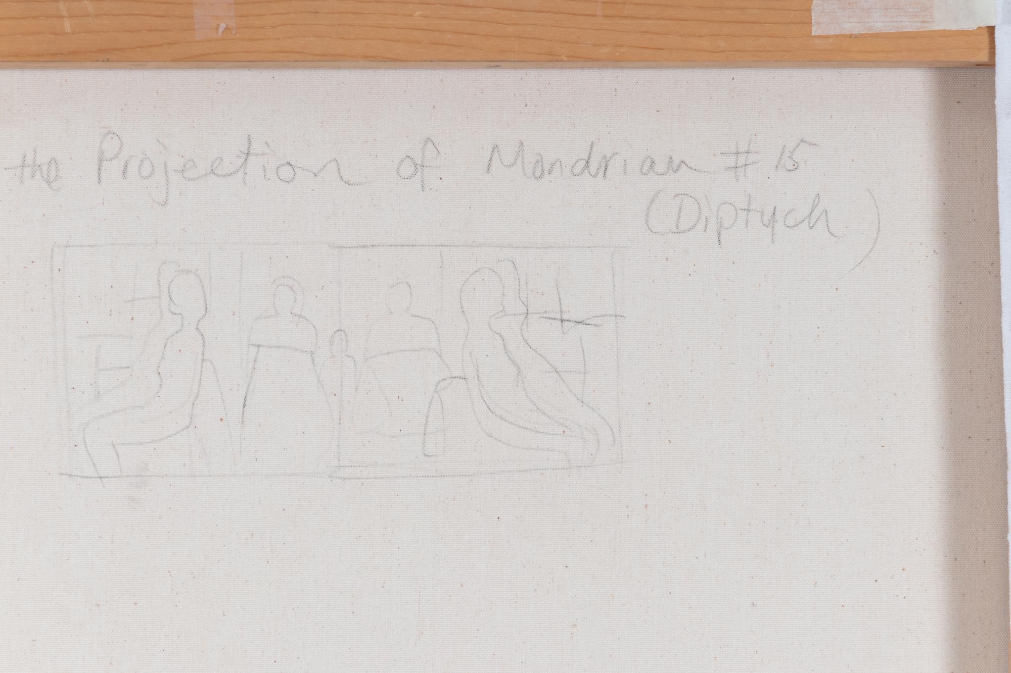 Figure with Projection of Mondrian