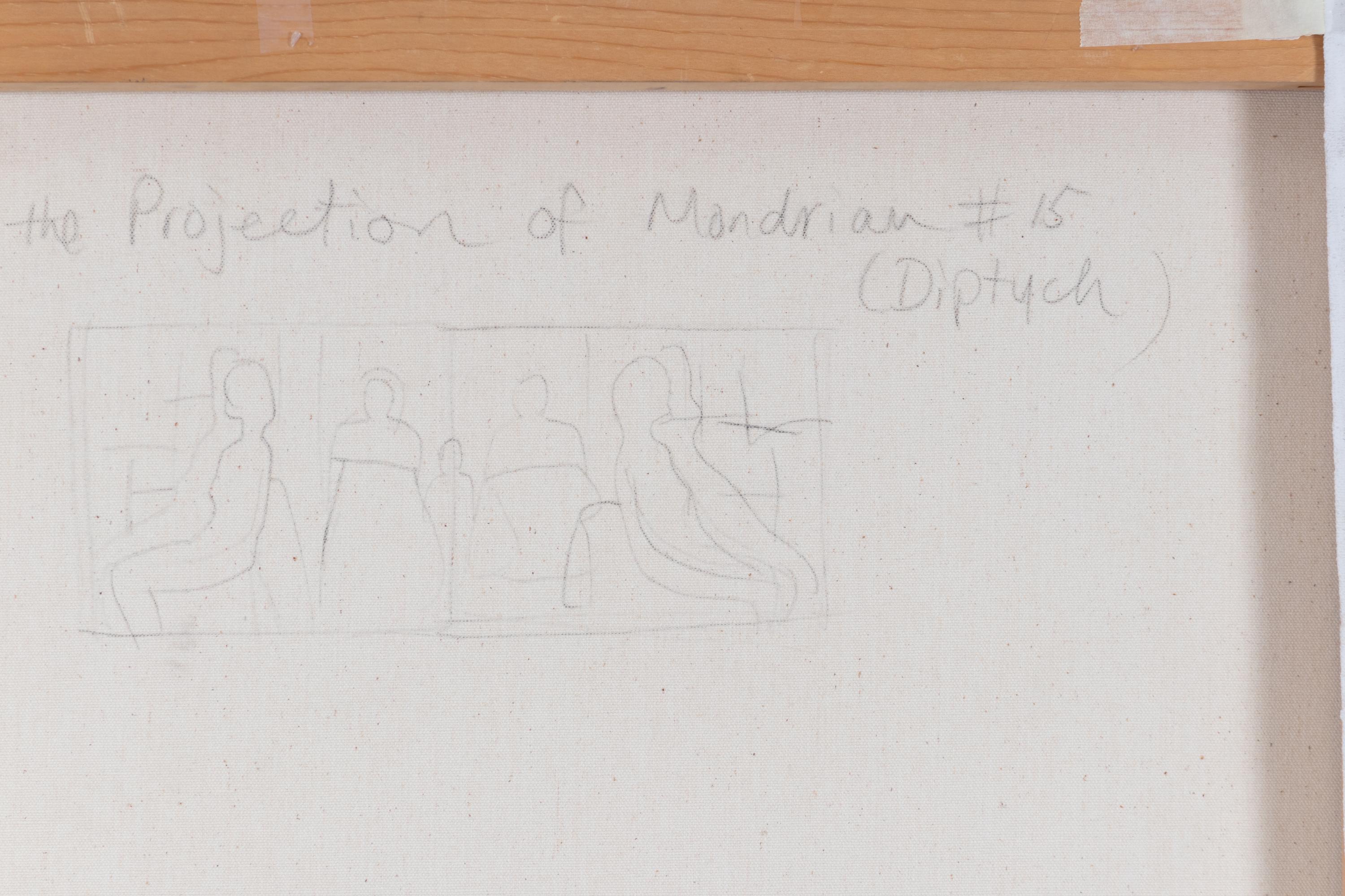Figure with Projection of Mondrian