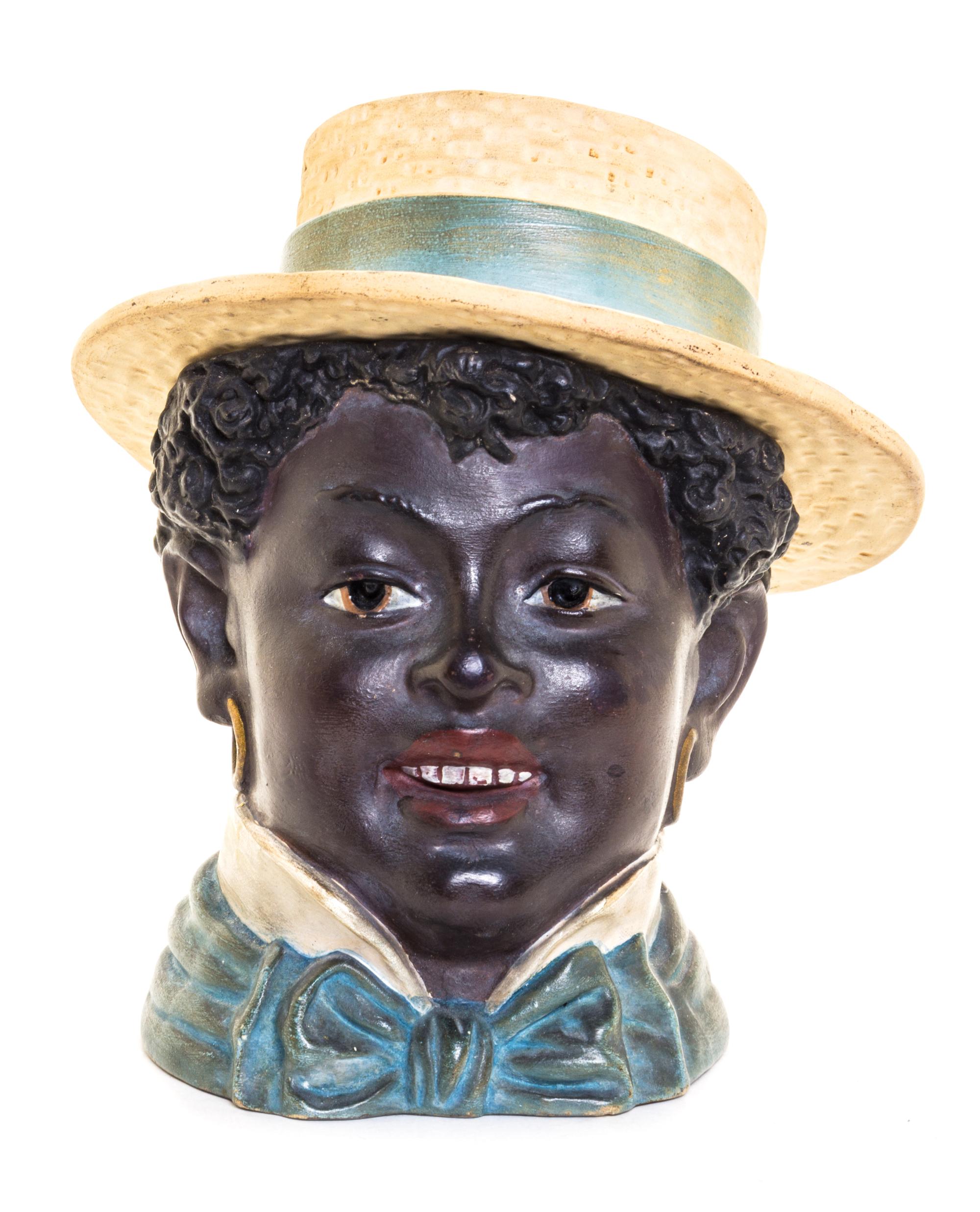 A Terra Cotta Tobacco Jar Height 5 1/2 inches. — 19TH/20TH CENTURY