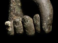 A Roman Bronze Left Hand