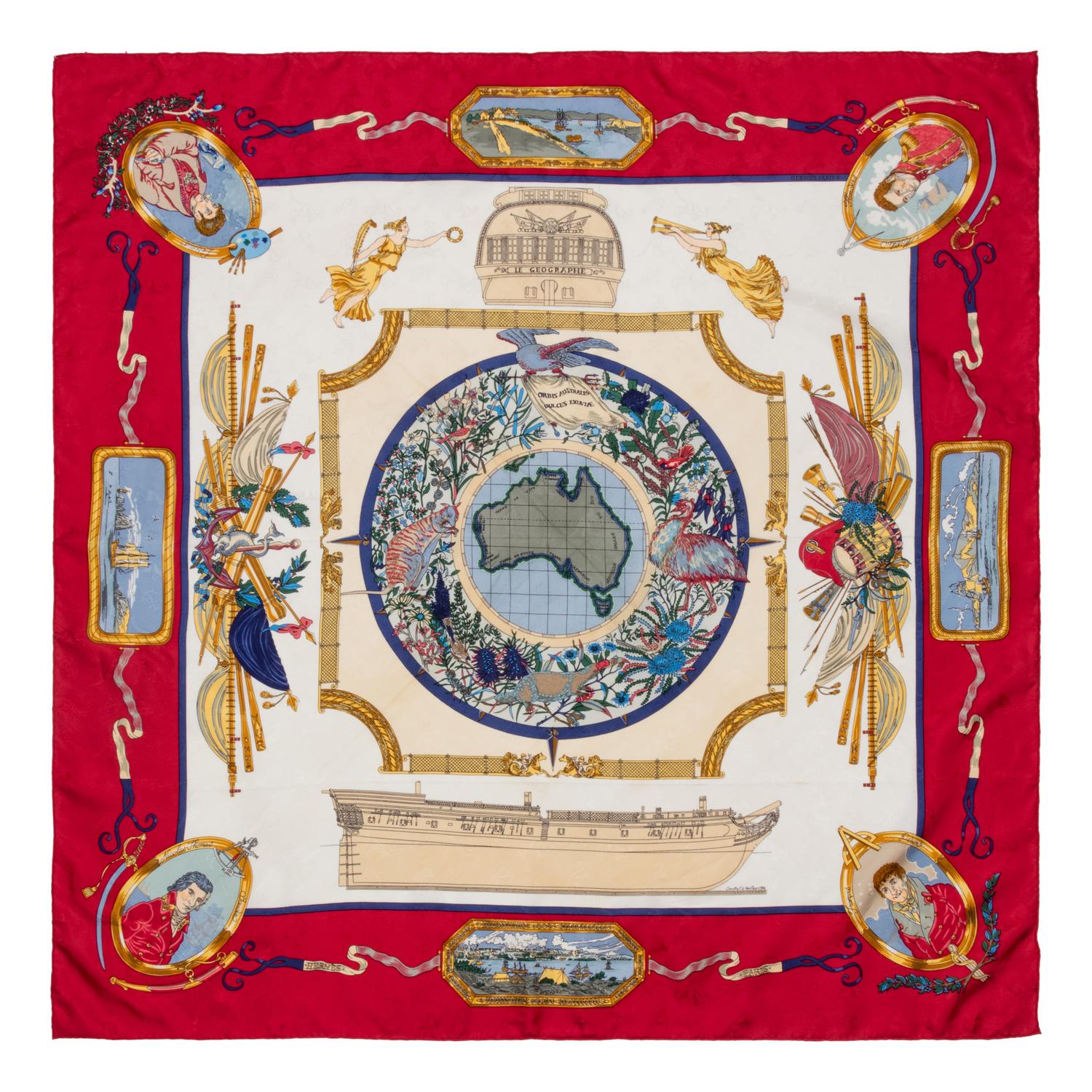 Two Hermès 90cm Silk Scarf