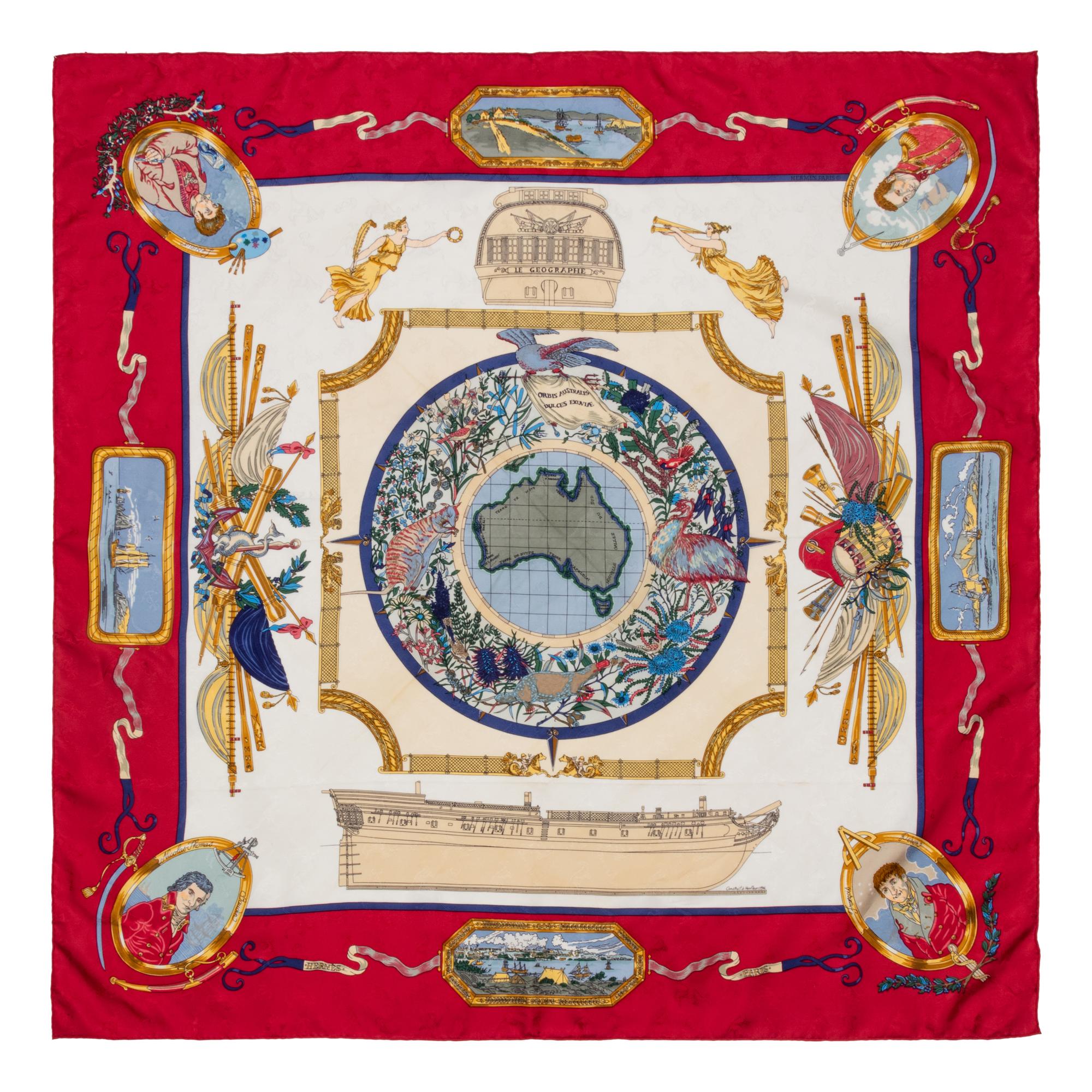 Two Hermès 90cm Silk Scarf