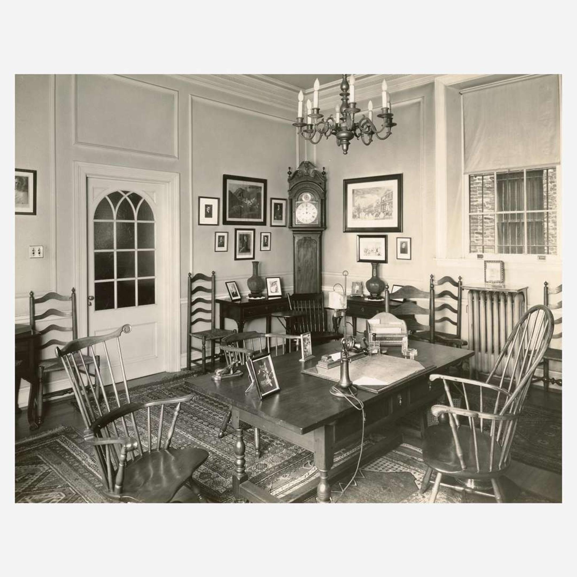 A collection of fifteen photographs of the collection of Howard Reifsnyder Charles Whitenack (active 1920-1956) and James L. Dillon & Co., Philadelphia, PA, circa 1927-1928