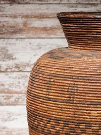 Apache Figural Basketry Olla