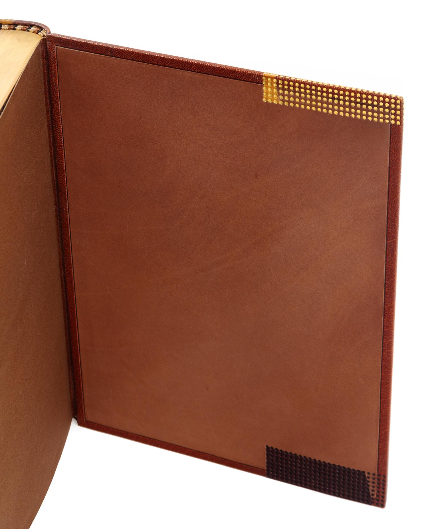 [BINDINGS]. [LÉOTARD, GENEVIÈVE - BINDER]. A group of 2 works in fine Art Deco bindings by Léotard, comprising: