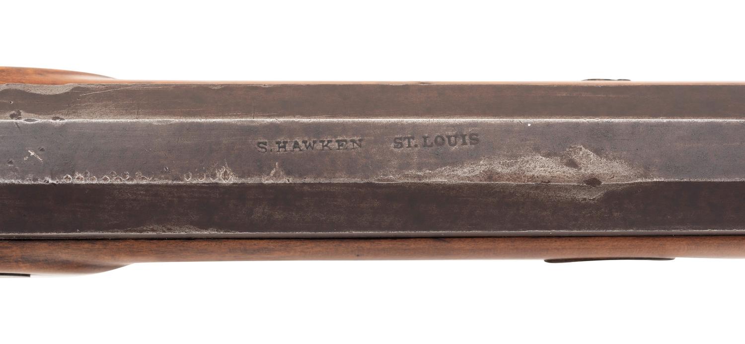 Percussion Plains Rifle by Samuel Hawken