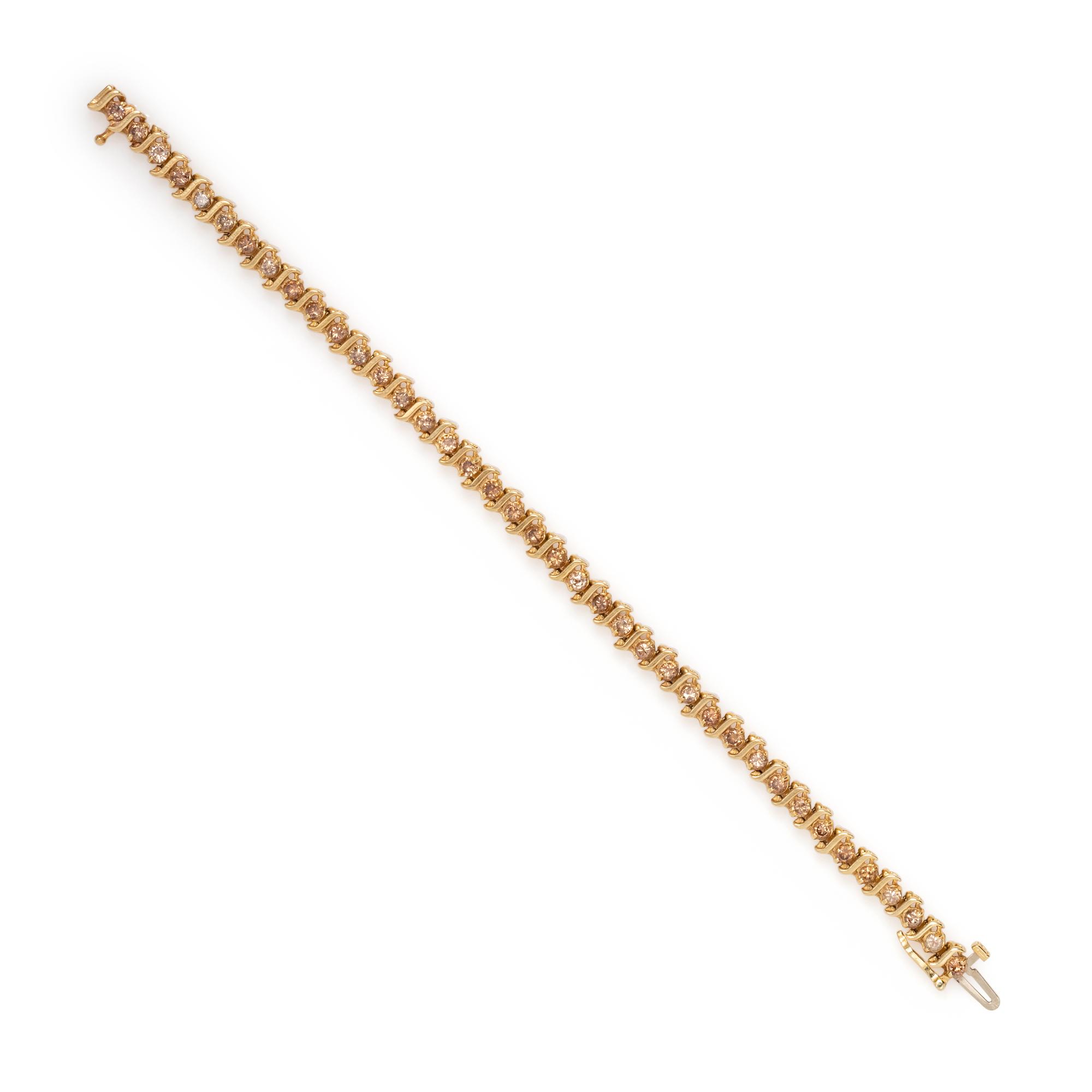 COLORED DIAMOND BRACELET
