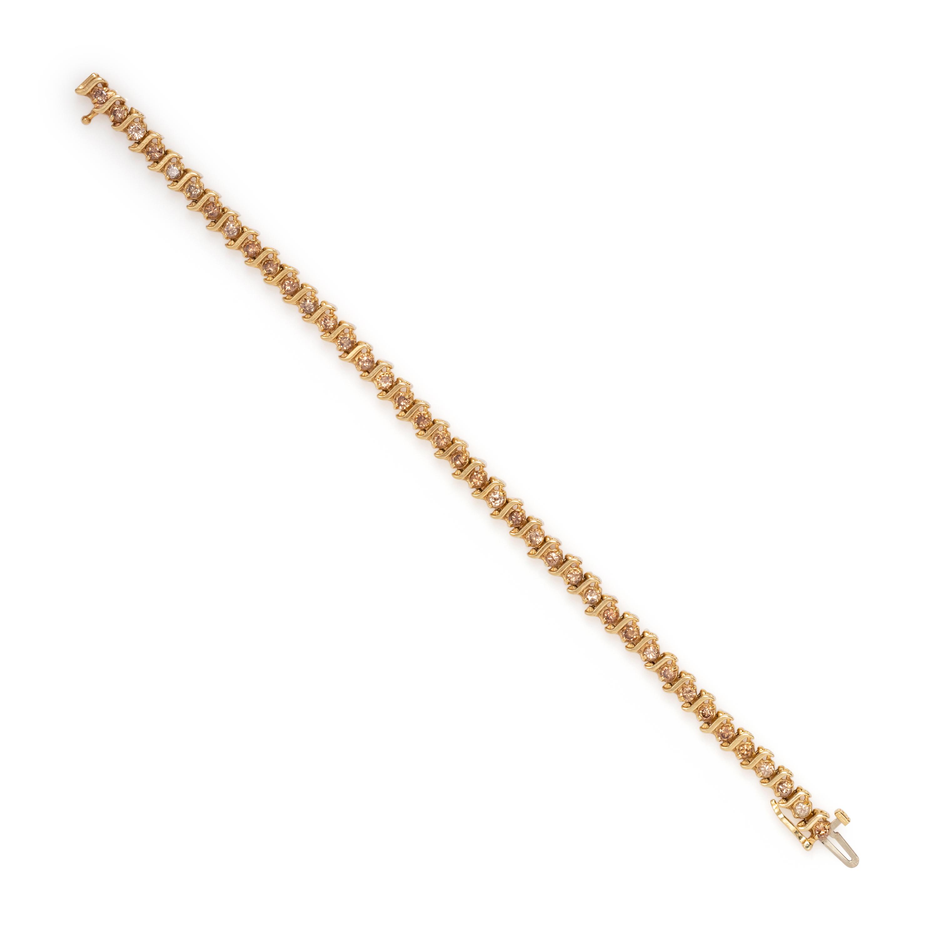 COLORED DIAMOND BRACELET