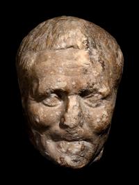 A Roman Marble Head of a Man