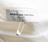 A Dries Van Noten White Cotton Dress, Size 40.
