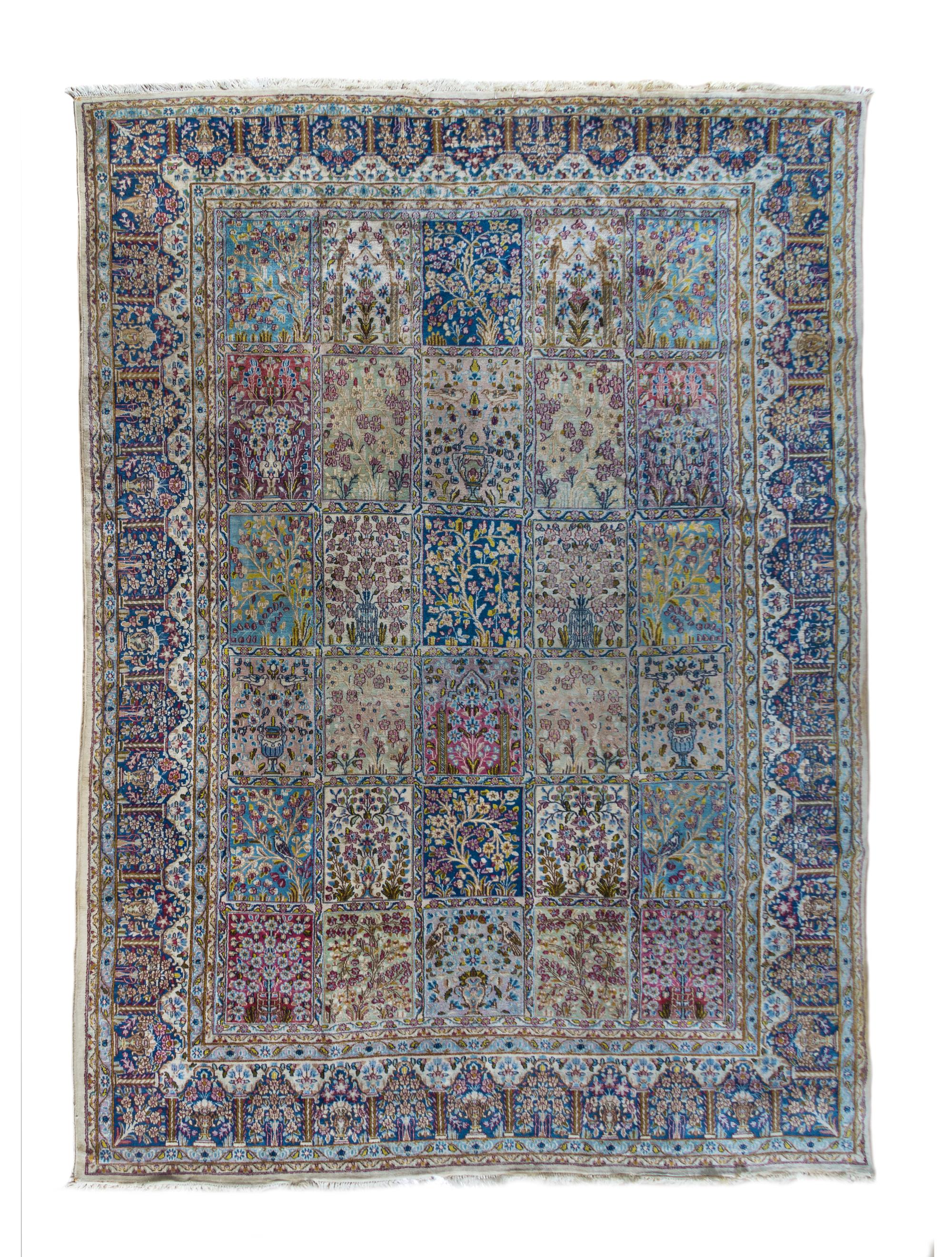 A Persian Garden Wool Rug 12 feet 3 inches x 8 feet 10 inches.