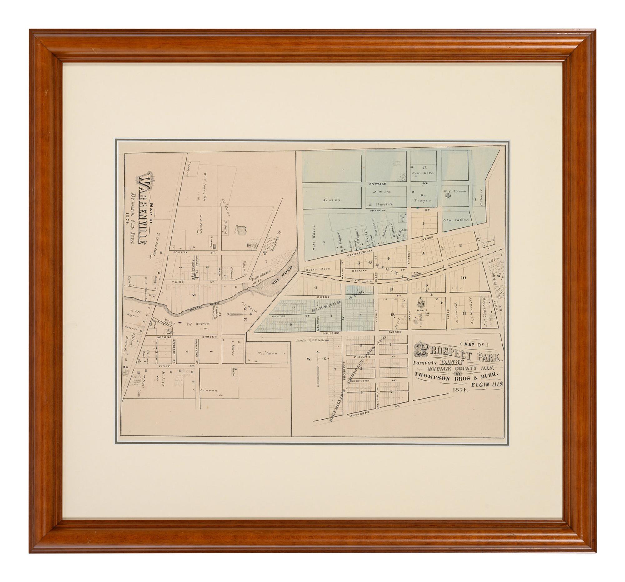 A Group of Twelve Maps of Illinois