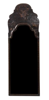 A Queen Anne Lacquered Mirror Height 47 1/2 x width 16 inches — LATE 18TH/EARLY 19TH CENTURY