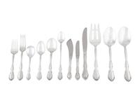 An American Silver Flatware Service