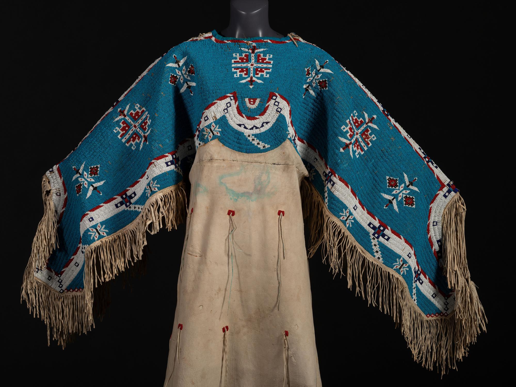 Sioux Beaded Hide Dress