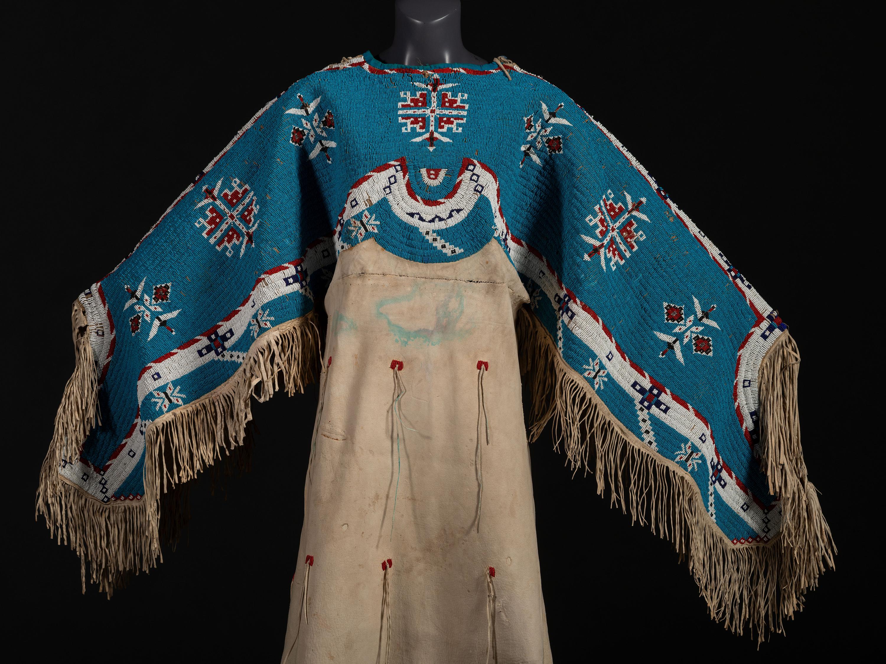 Sioux Beaded Hide Dress