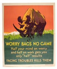 [POSTERS]. A group of 3 Mather Work posters featuring wildlife, including examples by Willard Frederic Elmes. Chicago: Mather & Co., 1929.