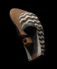A Songye Wood Female Mask (Kifwebe)