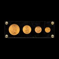 A Liberty Head Four-Coin Type Set