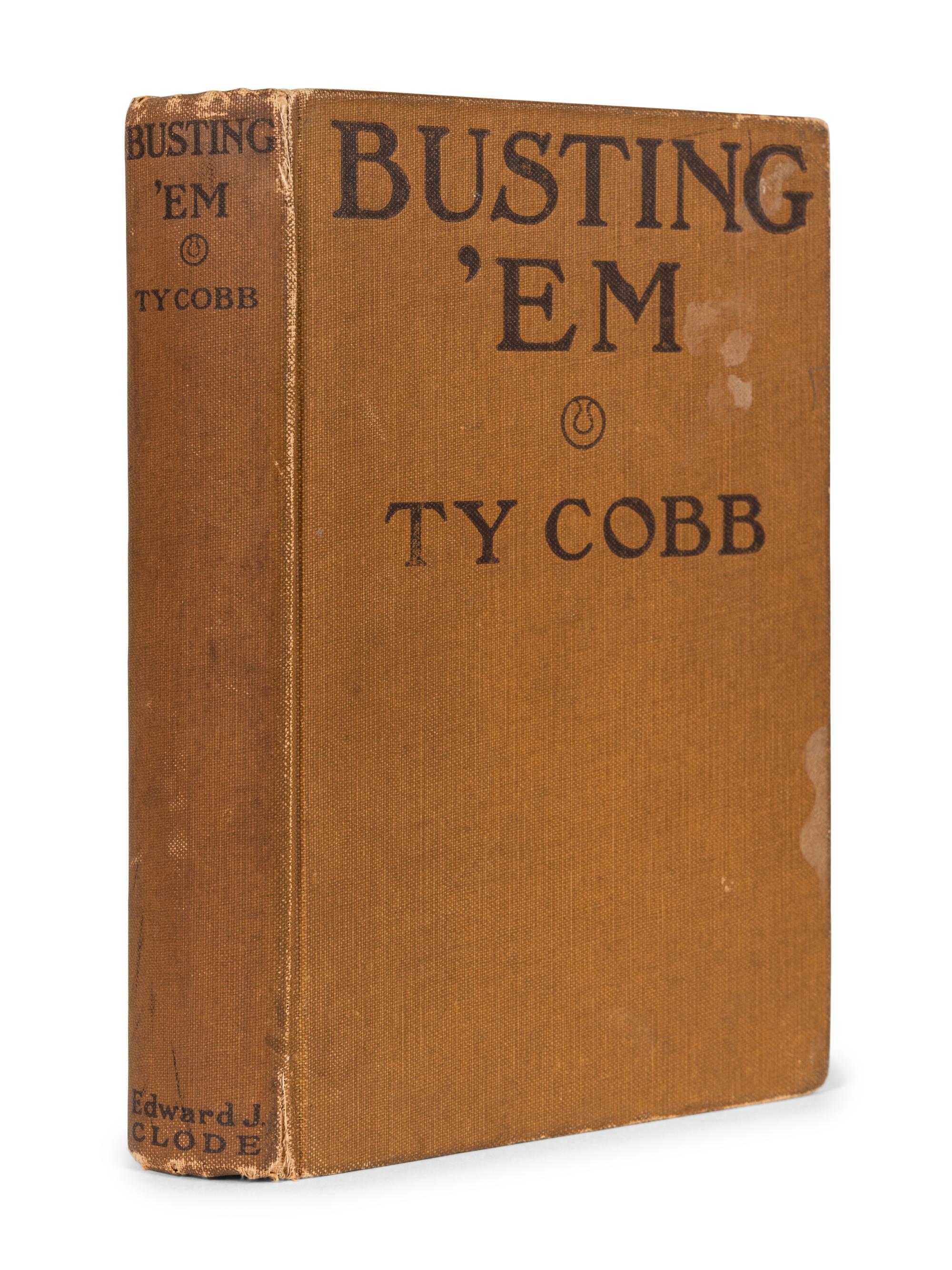 A Rare 1914 Edition of Busting 'Em by Ty Cobb