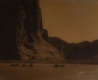 CURTIS, Edward S (1868-1952), photographer. Cañon de Chelly .