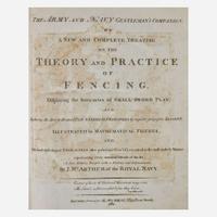 [Sporting] [Fencing] McArthur, J(ohn). The Army and Navy Gentleman's Companion; or a New and Complete Treatise on the Theory and Practice of Fencing...