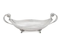 A Mexican Silver Centerpiece Bowl
