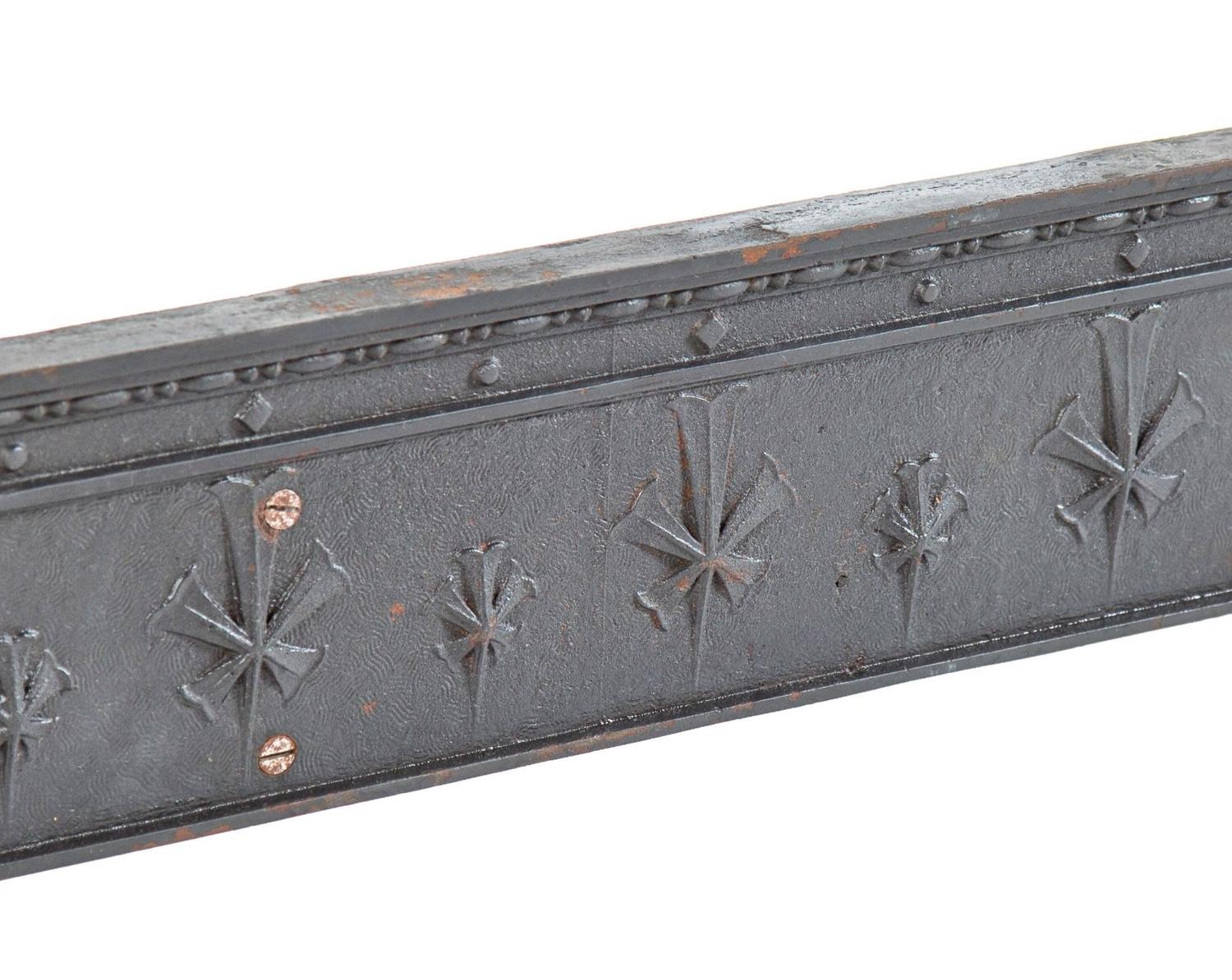 Two Burnham and Root Designed Cast Iron Headers from the Reliance Building in Chicago, Illinois
